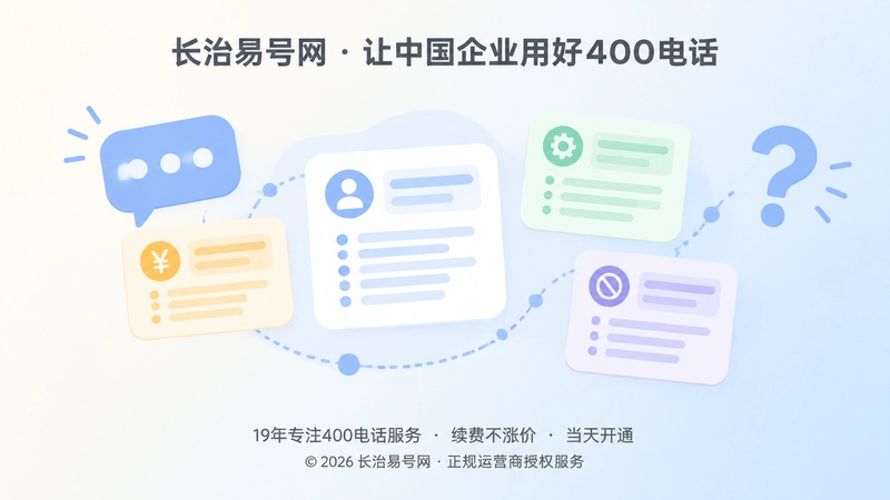 400电话办理前的信息说明场景
