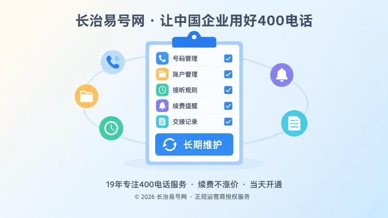 400电话长期管理清单聚焦内图